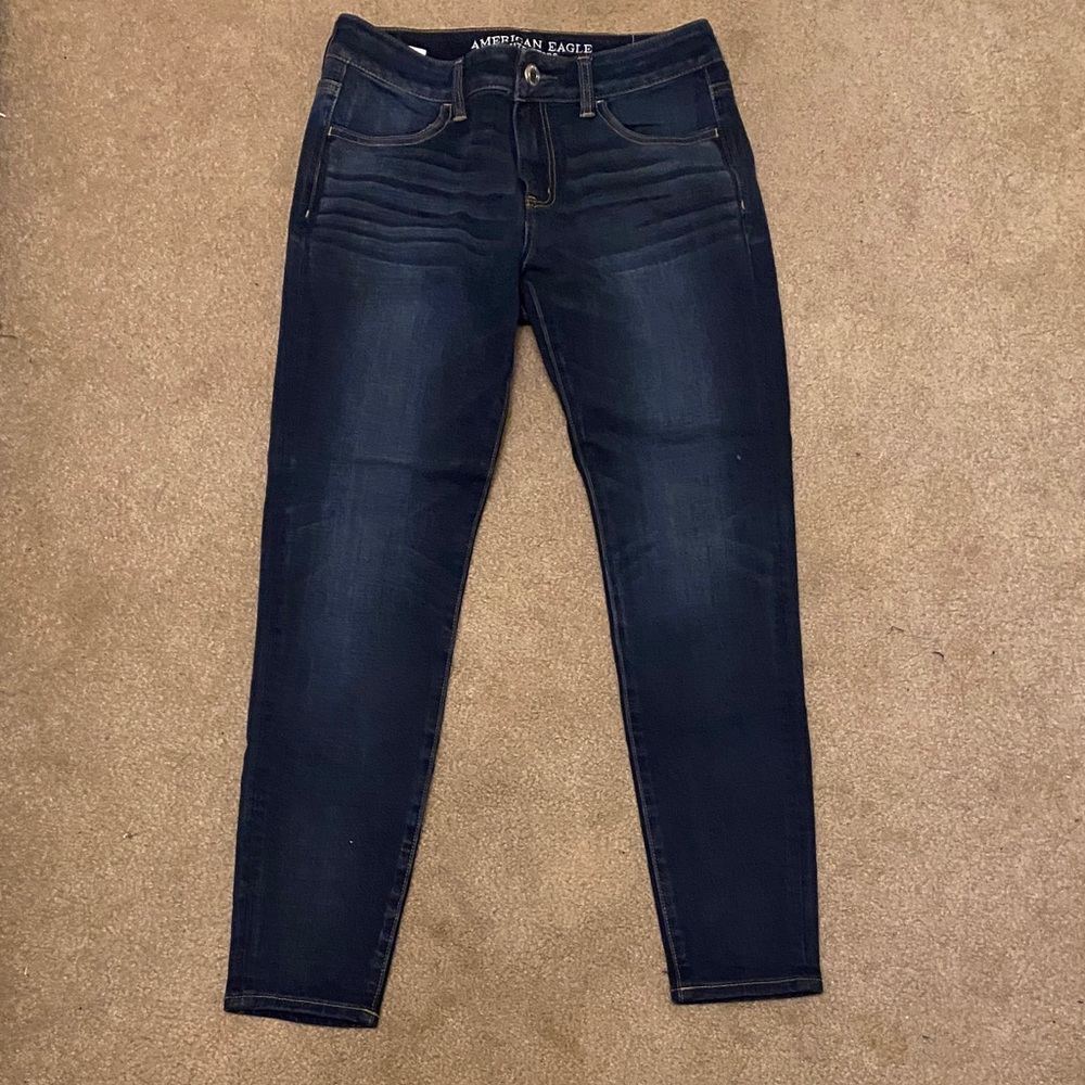 American Eagle Outfitters Women's Navy Skinny Jeans
